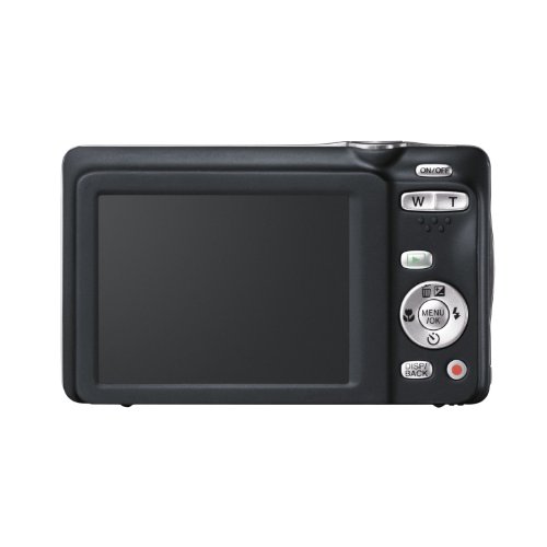 Image of Fujifilm FinePix JX500 14MP Point and Shoot Camera (Black) with 5X Optical Zoom, Memory Card and Camera Case