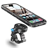 Cozycase Support Téléphone Velo Moto pour iPhone 17 Pro Max Etanche IP68 Antichoc   Metal Suport Vélo Route VTT Scooter Trotinette Guidon Bicyclette Sportive avec Écran Tactile Pluie Bike Holder