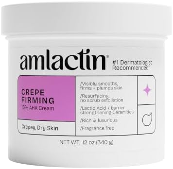 Amlactin Crepe Firming Body Cream, 15% Lactic Acid, 12 oz