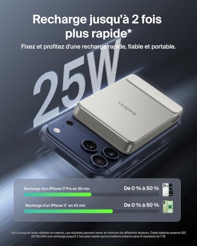 Power Bank Belkin 10000 mAh Carga Inalámbrica - vue 5