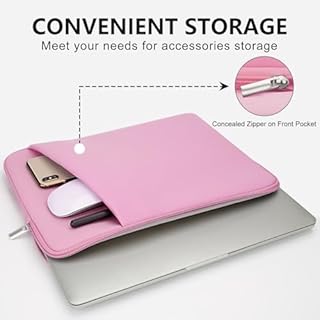HEDUGO Housse pour Ordinateur Portable Compatible avec MacBook Air/Pro de 15 à 16 Pouces Pochette Rembourré pour Pc Portable Protège Contre Les Chocs pour Ordinateur Portable/Chromebook de 15” à 16”