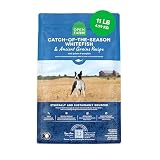 Open Farm, Ancient Grains Dry Dog Food, Protein-Rich & Nutrient Dense, 90% Animal Protein Mixed with Non-GMO Fruits, Veggies and Superfoods, Catch-of-The-Season Whitefish Recipe, 11lb Bag