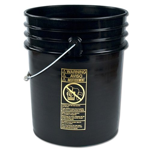Buy Letica 5 Gallon HDPE Bucket, Black Online at desertcartINDIA