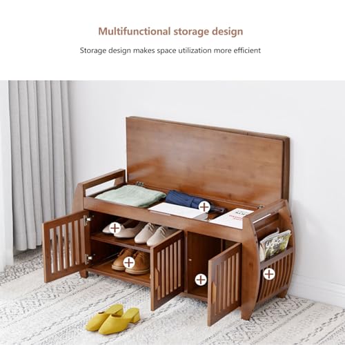 Banc de rangement simple pour loisirs afin d'organiser une entrée encombrée