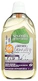 Seventh Generation Easy Dose Laundry Concentrated Liquid Detergent, Lavender, 23.1 Fl Oz (Pack of 6)