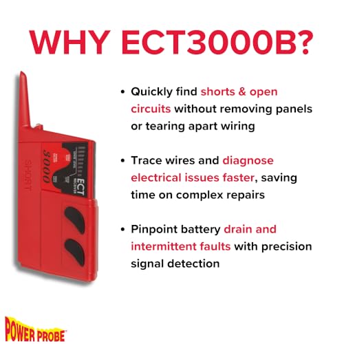 Power Probe ECT3000 Circuit Tracer for Shorts and Opens (Tool Only)