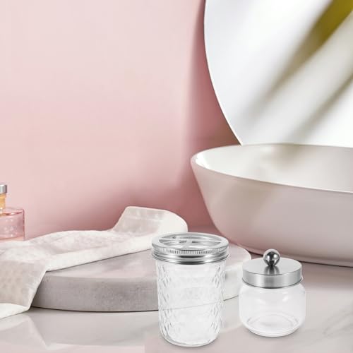 Set de Baño Accesorios contra el Desorden del Lavabo con Dispensador Espumoso y Portacepillos 7