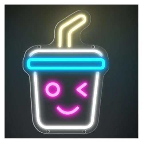 Enseigne lumineuse au néon LED élégante pour décoration de bar