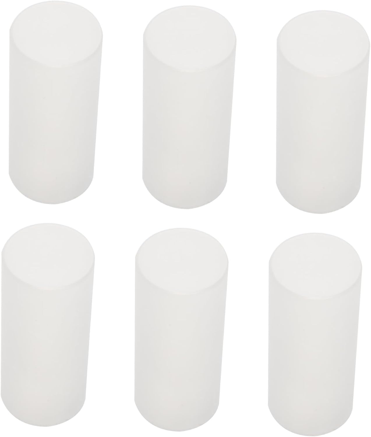 Alipis 12pcs Cylindrical Plastic Candle Cup Covers Candle Protectors for Decor and Centerpieces