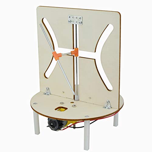 juler STEM Toys Scientific and Technological Innovation Works Small Hand-Made Through The Wall and Scientific Experimental Toys Set of Hyperbolic Models,White,One Size
