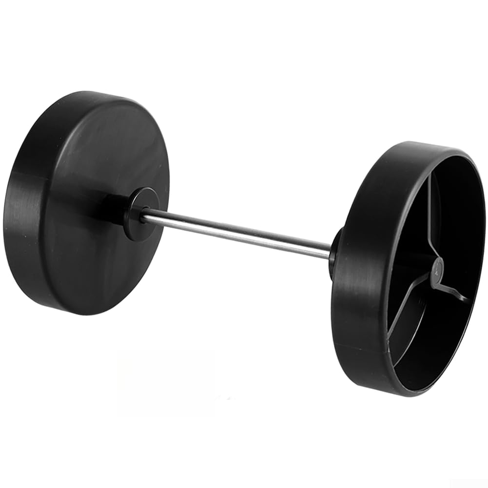 Ersatzräder für Wohnmobil-Abwassertank, 304 Edelstahl, Achse, schwarzes Nylon, für Thetford SC234, C200, C220, leise, 90 mm Durchmesser