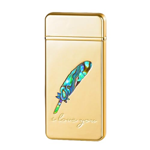 Encendedor Pomelo Life Gold Feather windproof