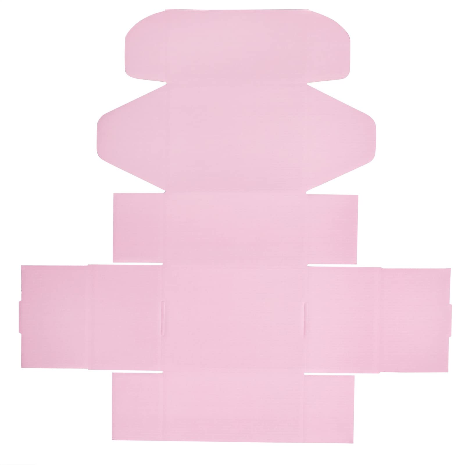 Pink Shipping Boxes for Small Business, Paper Mailer Gift Boxes (25 Pack, 8 x 6 x 4 In)