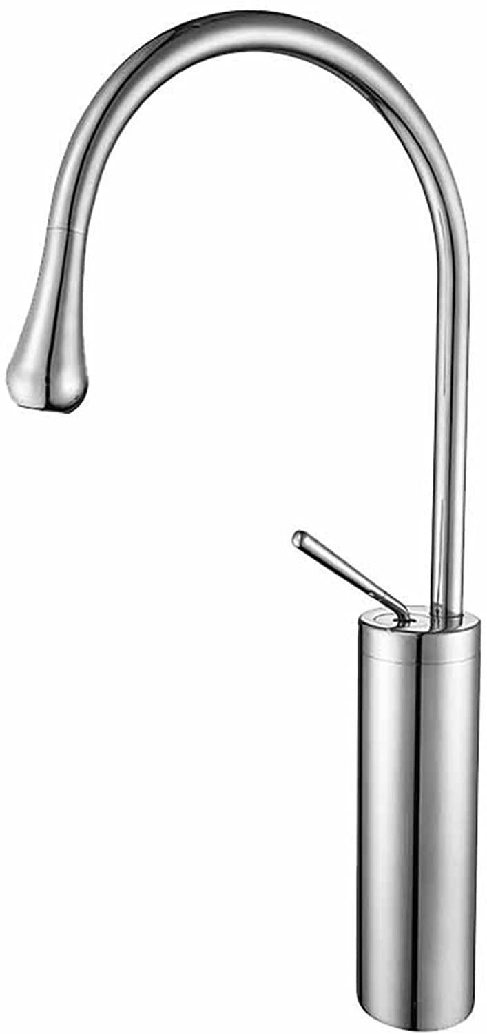 Robinet mitigeur de lavabo d'eau chaude et froide Ksunun universel