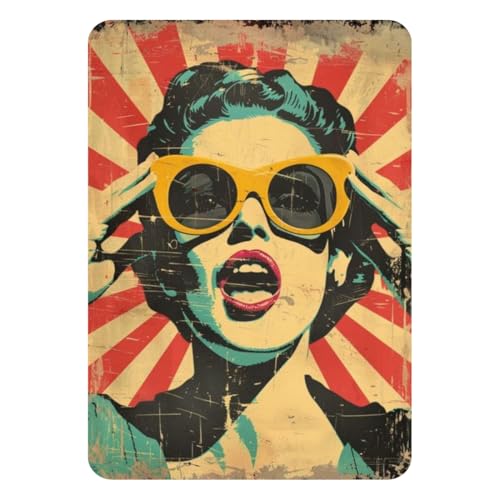 Image of Zesta Bathroom Decor Items Washroom Decor Tin Sign | Aesthetic Posters Wall Poster for Bedroom | Magnetic Cafe Decoration Items /Restaurant Decorations Items | Quirky Home Decor Bar Accent (Abstract)