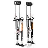 SurPro S2 Quad Lock Dual Legs Support Magnesium Drywall Stilts 26-40 in. (S2-M-2640)
