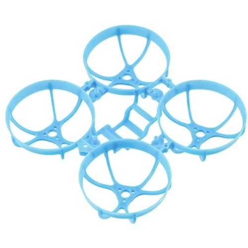Cadre FPV M65 Pro bleu avec double protection antichoc intégrée