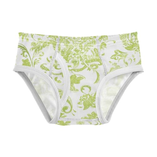 KLL Traditional Oriental Paisley Pattern Vintage Watercolor Toddler Boy Pure Cotton Nighttime Underwear Cute Children