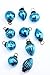 antique mercury glass ornaments (mixshape turquoise)