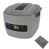 iSonic P4801+2TSP Commercial Ultrasonic Cleaner, 1.5Qt/1.4L, Plastic Basket, 110V (NOT for c-Pap, Choose P4821-CPAP, P4831-CPAP, P4862-CPAP Instead), Beige