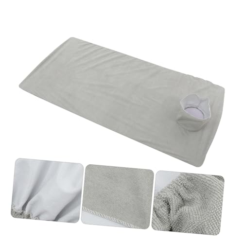 Table de massage drap gris de qualité supérieure avec trou visage - 5