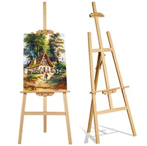 VADOSARI® Artist Wooden Easel Stand 6 Feet with Angle and ...