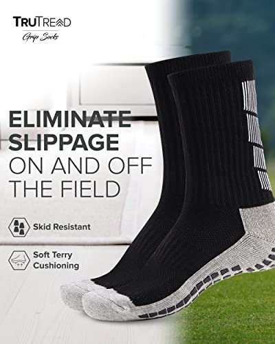 Trutread Soccer Grip Socks - 4 Paris Mens Grip Socks Soccer | Soccer Grip Socks Men | Soccer Socks Men | Non Slip Soccer Socks Mens #TOP1