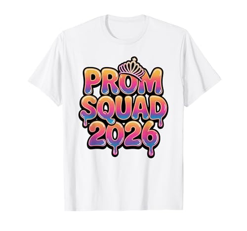 Prom Squad 2026 Graduate Funny Prom Class of 2026 T-Shirt