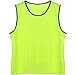 DreamHigh DH Soccer Sports Team Practice Pinnies Training Mesh Vests Youth -12 pcs Pack- Neon Green