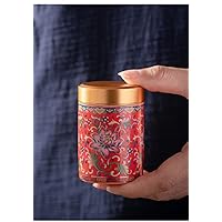 Amazon｜Remoteta 茶筒 茶缶 茶入れ 陶磁器 密閉 茶道道具 エナメル