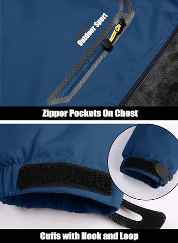 Skijacke für Herren von MAGCOMSEN – Warme und gefütterte Winterjacke
