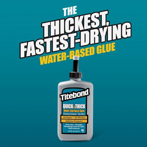 Image of Titebond 2403 8OZ Quick & Thick Glue, 8 oz, Clear