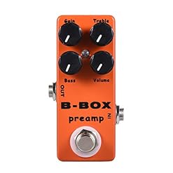 ETbotu Pédale d’effet Mosky B-Box Preamp pour guitare électrique Overdrive Pédale effet guitare avec parcours du signal… - Les Beatles, Paul McCartney, John Lennon, RIngo Starr, George Harrison ETbotu Pédale d'effet Mosky B-Box Preamp pour guitare électrique Overdrive Pédale effet guitare avec parcours du signal… – Image 2