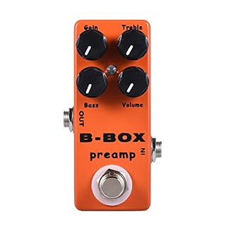 ETbotu Pédale d’effet Mosky B-Box Preamp pour guitare électrique Overdrive Pédale effet guitare avec parcours du signal… - Les Beatles, Paul McCartney, John Lennon, RIngo Starr, George Harrison ETbotu Pédale d'effet Mosky B-Box Preamp pour guitare électrique Overdrive Pédale effet guitare avec parcours du signal… – Image 2