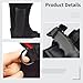 Adjustable Diving Knife Pouch with Dual Pockets, Neoprene Strap Holder for Boating, Fishing, Hiking, Snorkeling, and Rescue