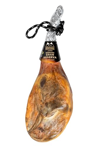 Jamón Serrano Gran Reserva Montevalle 8 Kg 20 Meses Curado Tradicional Pack Gourmet Con Chorizo, Fuet Ibérico Y Lomo Cuchillo Y Jamonero Inclui Jamón Serrano Gran Reserva Montevalle 8 Kg 20 Meses Curado Tradicional Pack Gourmet Con Chorizo, Fuet Ibérico Y Lomo Cuchillo Y Jamonero Inclui