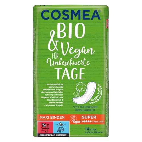 Cosmea Bio Maxi Compresas Super (14 unidades)