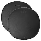 MAGICLULU Menstruation Aufbewahrung 2 Stück Pack Menstruationstassenbehälter aus Kunststoff zur Sicheren und Sauberen Aufbewahrung von Menstruationstassen in Schwarz Wiederverwendbar