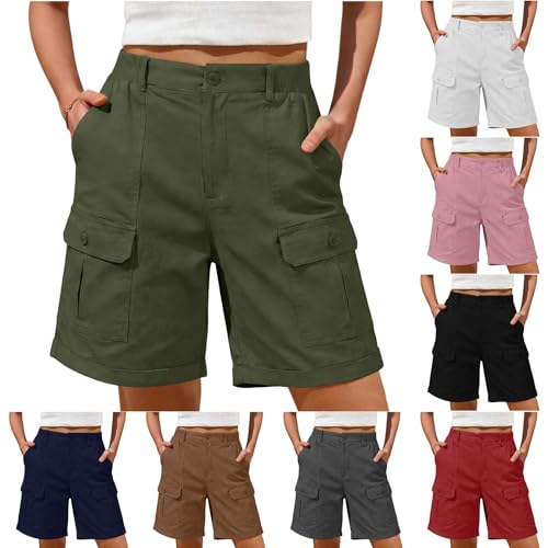 Lleva el estilo cargo al verano con estos shorts cómodos. Sus bolsillos laterales te permiten llevar lo esencial y la cintura alta te da un ajuste perfecto. Ideales para el día a día, ofrecen libertad de movimiento y secado rápido.