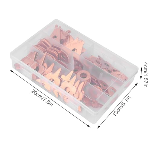 110pcs Dent Pulling Puller Ringe Dreieck OT Runde