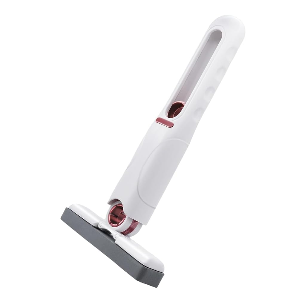 IJSDNVJNDX Mini Cleaning Mop, Dual-Use Sponge Mop for Wet and Dry Surfaces, Ideal for Home ( 1 Sponge Heads + 1 Squeeze Handle)