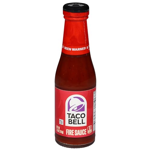 Taco Bell Fire Sauce Bottle (7.5oz Bottle)