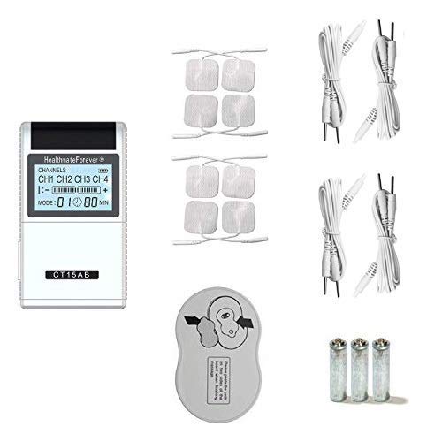 15 Modes Portable Powerful Tens ElectroTherapy Device for Pain Relief & Muscle Ease | HealthmateForever CT15AB