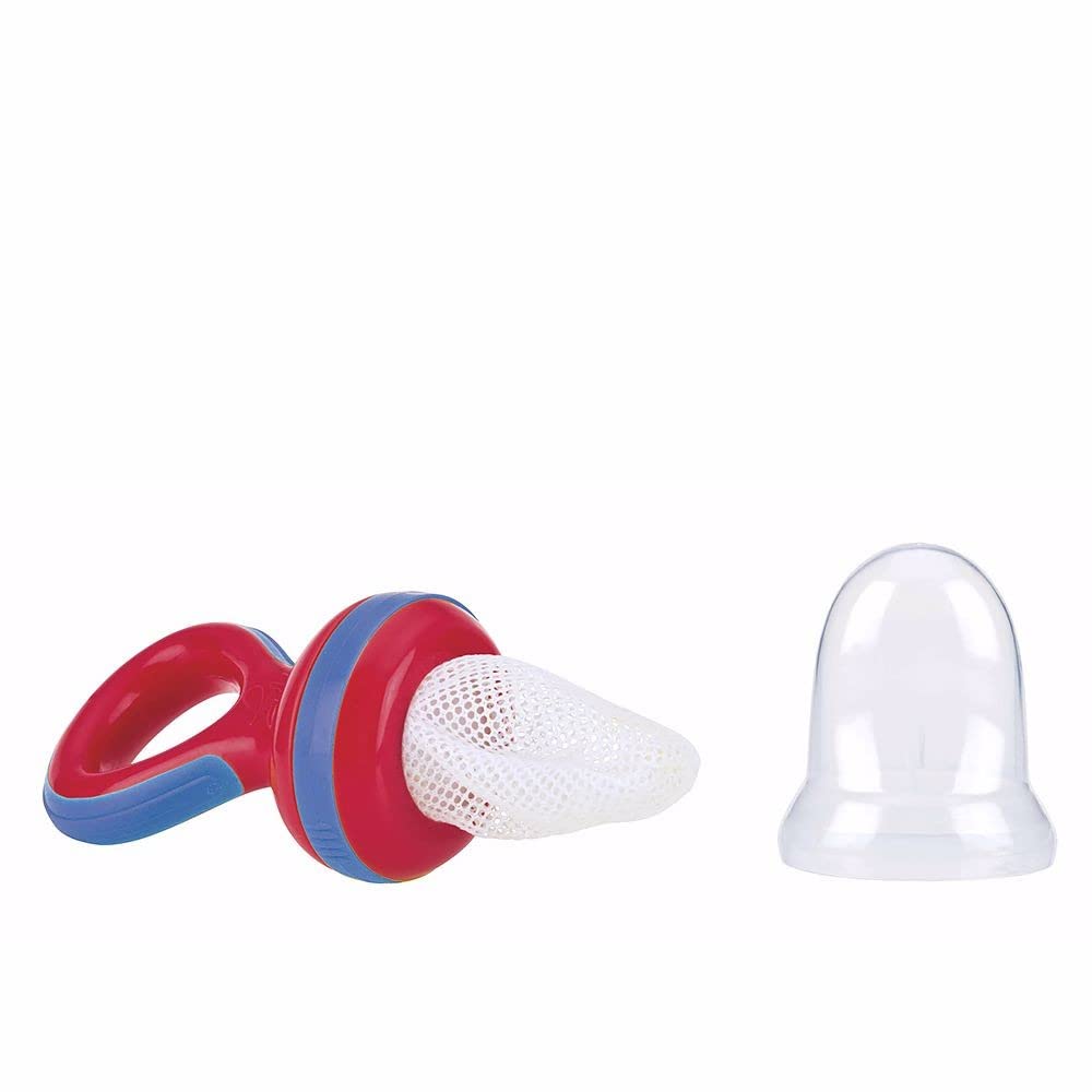 Nuby Nibbler Retina Svezzamento Neonati con cappuccio Rosso 6m+ Midi 180x130