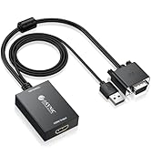 Amazon.co.jp: eSynic VGA to HDMI 変換アダプタ(オーディオ付き) USB