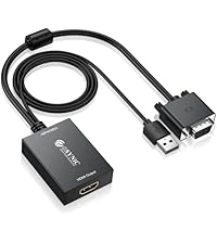 Amazon.co.jp: eSynic VGA to HDMI 変換アダプタ(オーディオ付き) USB
