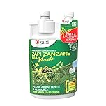 Zapi Garden Bia Verde - Insetticida per Zanzare, Fino a 3 Settimane, Antizanzare Concentrato, Esterno Giardino, 1 litro