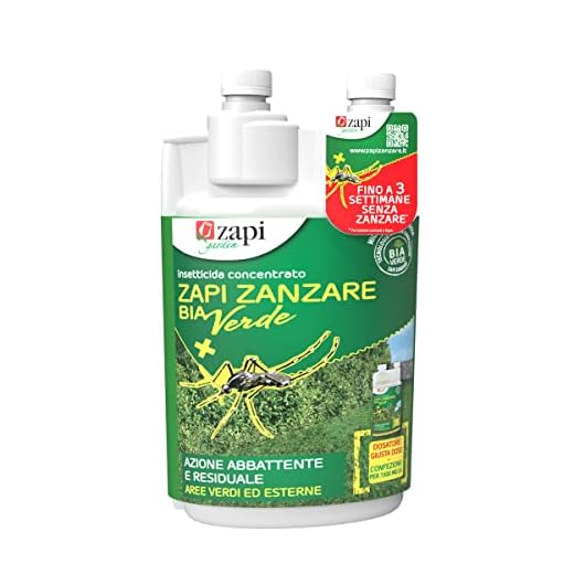 Zapi Garden Bia Verde - Insetticida per Zanzare, Fino a 3 Settimane, Antizanzare Concentrato, Esterno Giardino, 1 litro