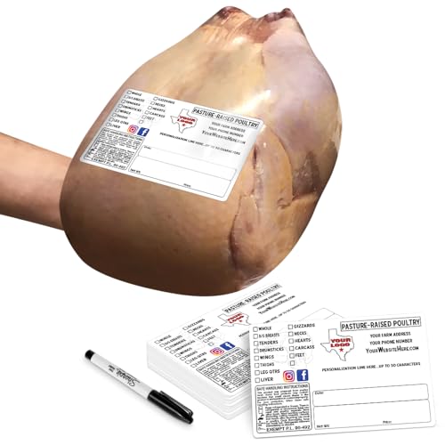 Custom Poultry Freezer Labels 4