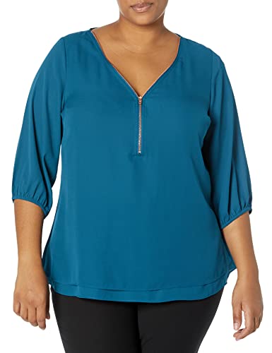 City Chic Women's Apparel Women's Avenue Plus Size Top Sexy Fling E/S